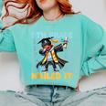 Dabbing Graduation Boy 5th Grade Nailed It Class Of 2025 Comfort Colors Sweatshirt Chalky Mint