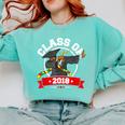 Dabbing Graduation Class Of 2018 TShirt History Month Comfort Colors Sweatshirt Chalky Mint