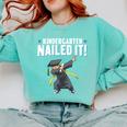 Dabbing Graduation Class Of 2025 Boy Kindergarten Nailed It Comfort Colors Sweatshirt Chalky Mint