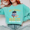 My Dad Did It Graduation My Dad Did It My Daddy Did It Comfort Colors Sweatshirt Chalky Mint