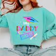 My Daddy Did It Tee Graduation Graduated Dad Proud Children Comfort Colors Sweatshirt Chalky Mint