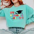 My Daughter Did It Graduation Doctor Nurse Child Graduated Comfort Colors Sweatshirt Chalky Mint