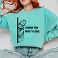 Dental Hygienist Hygiene School Squad RDH Graduation Comfort Colors Sweatshirt Chalky Mint