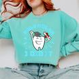 Dentist Hygienist Dental Graduation Holy Molar I Did It Comfort Colors Sweatshirt Chalky Mint