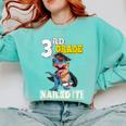 Dinosaur Graduation Cap Gown 3rd Grade Graduate Nailed It Comfort Colors Sweatshirt Chalky Mint