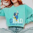 Disney Mickey Mouse 2025 Graduation Class Of '25 Rad Grad Premium Tri-Blend Comfort Colors Sweatshirt Chalky Mint