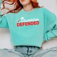 Dissertation Defended PhD Graduate PhD Graduation 2025 Comfort Colors Sweatshirt Chalky Mint