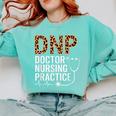 DNP Doctor Of Nursing Practice Medical School Graduation Comfort Colors Sweatshirt Chalky Mint