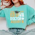 Doctor Of Education EdD Graduation ED Diva Comfort Colors Sweatshirt Chalky Mint