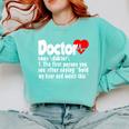 Doctor For Medical Med Student Graduation Comfort Colors Sweatshirt Chalky Mint