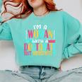 Doctorate Degree PhD Graduation PsyD Woman EdD Psychology Comfort Colors Sweatshirt Chalky Mint