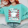 Im Done Graduating Class Of 2019 School Graduation T Shirt Comfort Colors Sweatshirt Chalky Mint