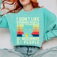I Don't Like Morning People Introvert Introverted Antisocial Comfort Colors Sweatshirt Chalky Mint