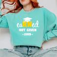 Earned Not Given Shirt RN Nurses Graduation 2019 Her Comfort Colors Sweatshirt Chalky Mint