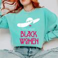 Educated Women Graduation Shirt Comfort Colors Sweatshirt Chalky Mint