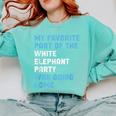 Elephant Party For Introvert Going Comfort Colors Sweatshirt Chalky Mint Elephant Party For Introvert Going Comfort Colors Sweatshirt Chalky Mint