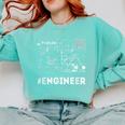 ENGINEER MATH COLLEGE GIFT IDEA GRADUATION T-SHIRT GRAPHIC Comfort Colors Sweatshirt Chalky Mint