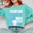 I Enjoy Long Romantic Walks To My Fridge Introvert Comfort Colors Sweatshirt Chalky Mint I Enjoy Long Romantic Walks To My Fridge Introvert Comfort Colors Sweatshirt Chalky Mint