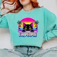 Ew Cat Misanthrope Introvert Synthwave 80s Comfort Colors Sweatshirt Chalky Mint Ew Cat Misanthrope Introvert Synthwave 80s Comfort Colors Sweatshirt Chalky Mint