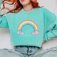 Ew People Antisocial Introvert Kawaii Sarcastic Comfort Colors Sweatshirt Chalky Mint