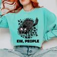 Ew People Introvert Cat Lover Crazy Cats Lady Comfort Colors Sweatshirt Chalky Mint Ew People Introvert Cat Lover Crazy Cats Lady Comfort Colors Sweatshirt Chalky Mint