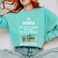 The Finest Architect For Graduation Women Comfort Colors Sweatshirt Chalky Mint