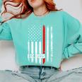 Fire Academy Survivor Firemen Fire School Graduation Comfort Colors Sweatshirt Chalky Mint