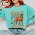 Fox Red Labrador Retriever Introvert Foxred Lab Comfort Colors Sweatshirt Chalky Mint