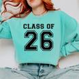 Freshman Class Of 2026 High School Senior Graduation Comfort Colors Sweatshirt Chalky Mint