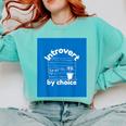 Fun For Introverts Comfort Colors Sweatshirt Chalky Mint Fun For Introverts Comfort Colors Sweatshirt Chalky Mint