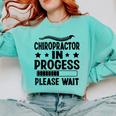 Future Chiropractor Graduation Chiropractic Student Graduate Comfort Colors Sweatshirt Chalky Mint