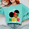 Future HBCU Grad History Girl Graduation HBCU Kids Comfort Colors Sweatshirt Chalky Mint