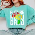 Future HBCU Graduate Afro Girls College Graduation Comfort Colors Sweatshirt Chalky Mint