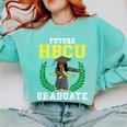 Future HBCU Graduation Shirt College Flossing Girl Tee Comfort Colors Sweatshirt Chalky Mint