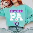 Future PA Physician Assistant Graduation Comfort Colors Sweatshirt Chalky Mint