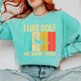 I Like Golf And Maybe 3 People Introvert Raglan Baseball Tee Comfort Colors Sweatshirt Chalky Mint I Like Golf And Maybe 3 People Introvert Raglan Baseball Tee Comfort Colors Sweatshirt Chalky Mint