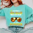 Goodbye 3rd Grade Graduation To 4th Grade First Summer Beach Comfort Colors Sweatshirt Chalky Mint
