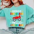 Goodbye 3rd Grade Hello 4th Grade Graduation 2024 Comfort Colors Sweatshirt Chalky Mint