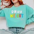 Goodbye Kindergarten Hello 1st Grade Kindergarten Graduation Comfort Colors Sweatshirt Chalky Mint