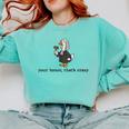 Goose Silly Lawyer Law Student School Graduation Comfort Colors Sweatshirt Chalky Mint