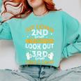Grade So Long Second Grade It's Been Fun Graduation 2019 Comfort Colors Sweatshirt Chalky Mint