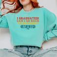 I Graduated Can I Go Back To Bed Now Graduation 2023 Comfort Colors Sweatshirt Chalky Mint
