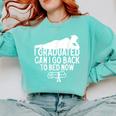 I Graduated Can I Go Back To Bed Now Graduation Men Comfort Colors Sweatshirt Chalky Mint