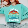 I Graduated Can I Unpause My Game Now Retro Graduation Comfort Colors Sweatshirt Chalky Mint