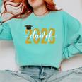 Graduation 2023 Class Of 2023 Comfort Colors Sweatshirt Chalky Mint