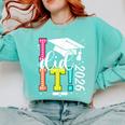 I Did It Graduation 2026 Graduate Class Of 2025 Senior 26 Comfort Colors Sweatshirt Chalky Mint