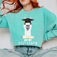 Graduation For Him & Her Got My Dip-Llama Comfort Colors Sweatshirt Chalky Mint