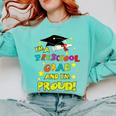 Graduation Class 2018 Cap Gown Shirt Preschool Grad Proud Comfort Colors Sweatshirt Chalky Mint