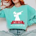 Graduation Class 2018 Dabbing College Grad Shirt Comfort Colors Sweatshirt Chalky Mint
