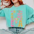 In My Graduation Era Class Of 2025 School Graduation Comfort Colors Sweatshirt Chalky Mint